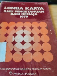 Lomba Karya Ilmu Pengetahuan Bagi Remaja 1979