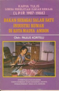 Bakan Sebagai Salah Satu Industri Rumah Di Kota Madya Ambon