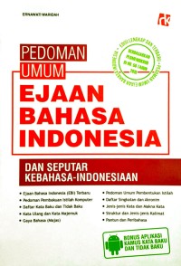 Pedoman Umum EJAAN BAHASA INDONESIA