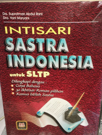 INTISARI SASTRA INDONESIA