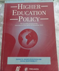 HIGHER EDUCATION POLICY