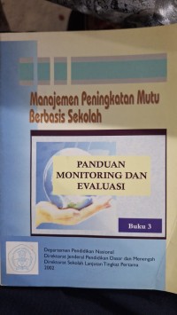 MANAJEMEN PENINGKATAN MUTU BERBASIS SEKOLAH