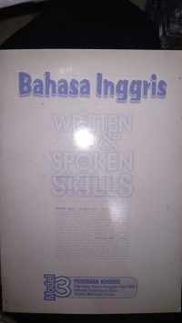 bahasa inggris written & spoken skills