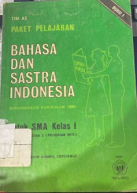 BAHASA DAN SASTRA INDONESIA