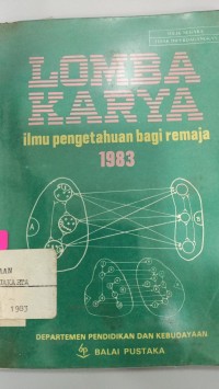 Lomba Karya Ilmu Pengetahuan Bagi Remaja 1983