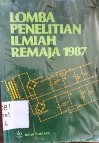 Lomba Penelitian Ilmiah Remaja 1987