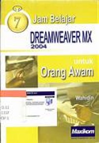 Jam Belajar Dreamweaver MX