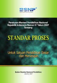 standar proses u ntuk satuan pendidik dasae dan menengah