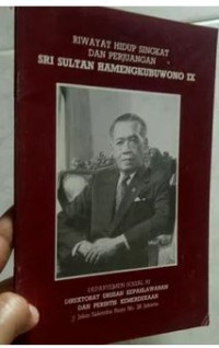 Image of Riwayat Hidup Singkat dan Perjuangan Sri Suktan Hamengkubuwono IX