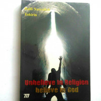 Image of UNBELIEVE IN RELIGION BELIEVE IN GOD