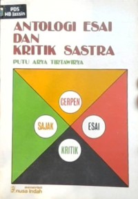 Image of Antologi Esai dan Kritik Sastra