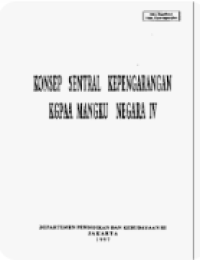 Image of KONSEP SENTRAL KEPENGARANGAN KGPAA MANGKU NEGARA IV