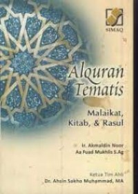 Image of Al- Qur'an tematis : Malaikat, kitab, & rasul
