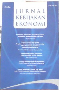 Image of Jurnal Kebijakan Ekonomi