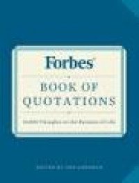 Image of Forbes Book of Business Quotations: 10,000 Thoughts on the Business of Life