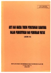 Image of Arti dan Makna Tokoh Pewayangan Ramayana dalam Pembentukan dan Pembinaan Watak (Seri II)